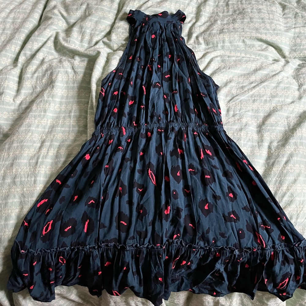 Blue Cheetah the print dress